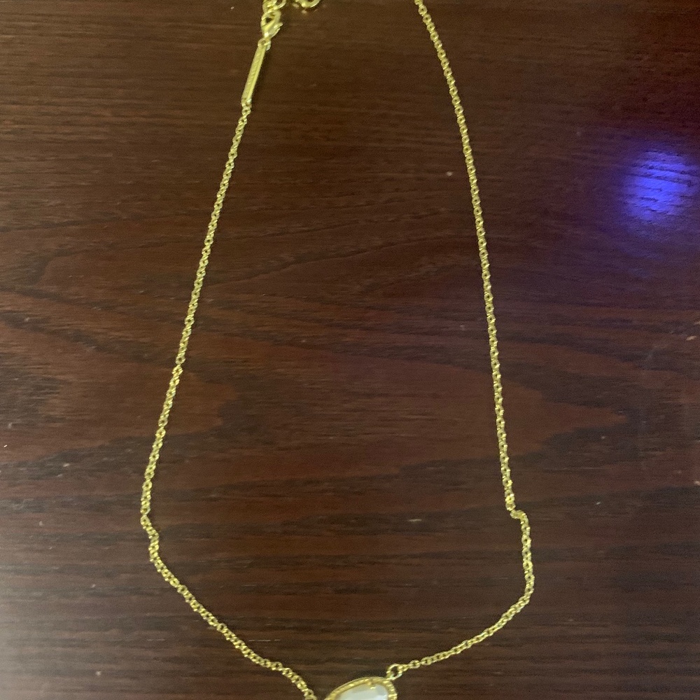 Kendra Scott white necklace